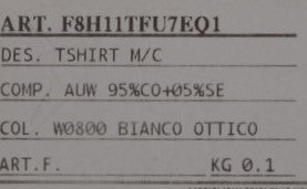 Camiseta Dolce & Gabbana de algodón y seda blanca