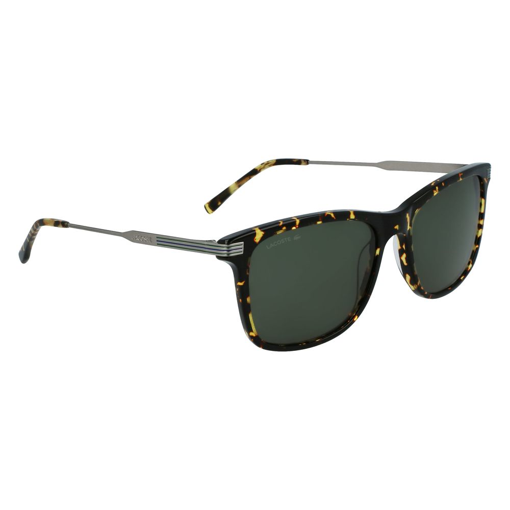 Gafas de sol Lacoste de metal marrón