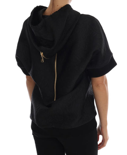 Sudadera con capucha y cristales Black Fairy Tale de Dolce & Gabbana