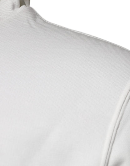 Sudadera con capucha blanca Caesar de algodón de Dolce & Gabbana