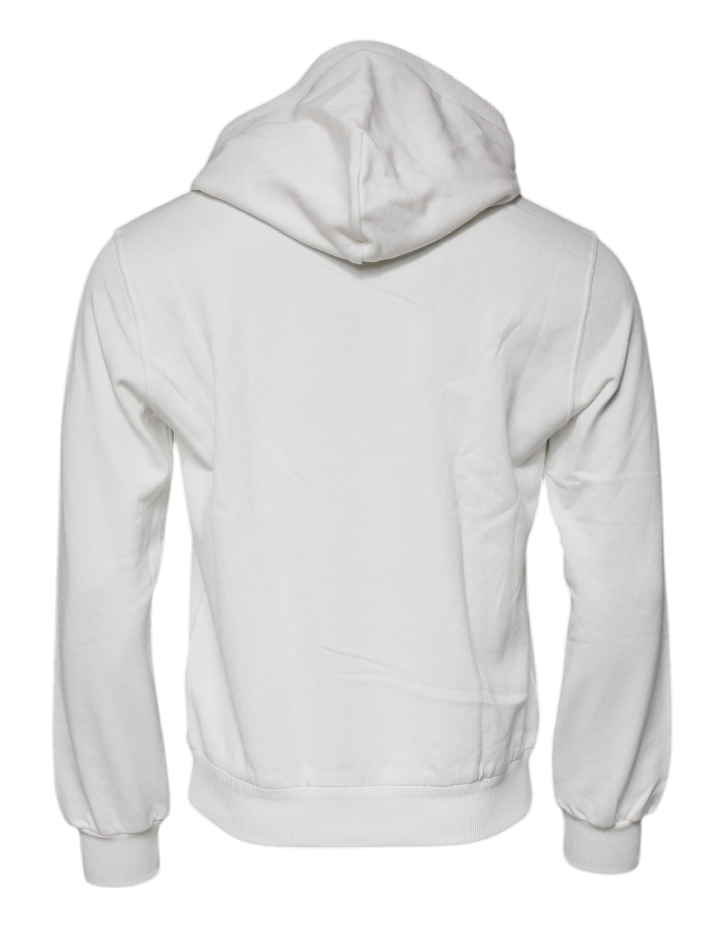 Sudadera con capucha blanca Caesar de algodón de Dolce & Gabbana