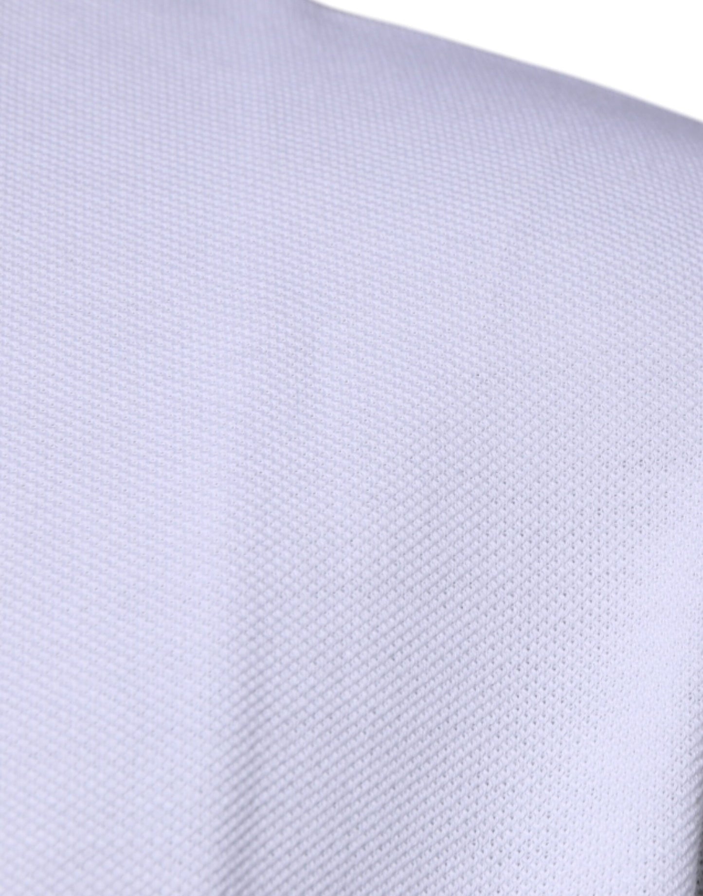 Camiseta de Polo de Manga Corta para Hombre, con Cuello, de Viscosa Blanca Versace
