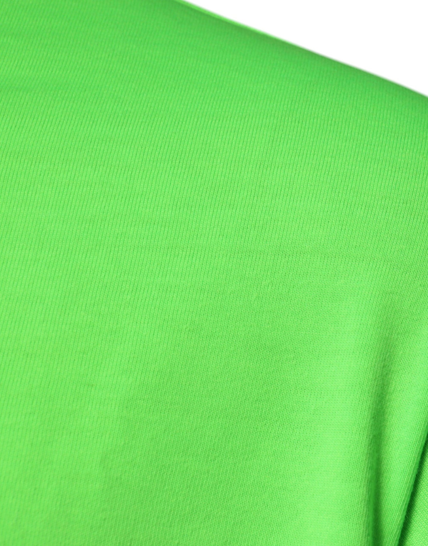 Camiseta Dolce & Gabbana de algodón con cuello redondo y logotipo DG en color verde