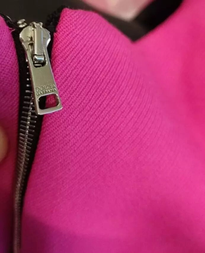 Minivestido evasé sin mangas y ceñido de Dolce & Gabbana en rosa