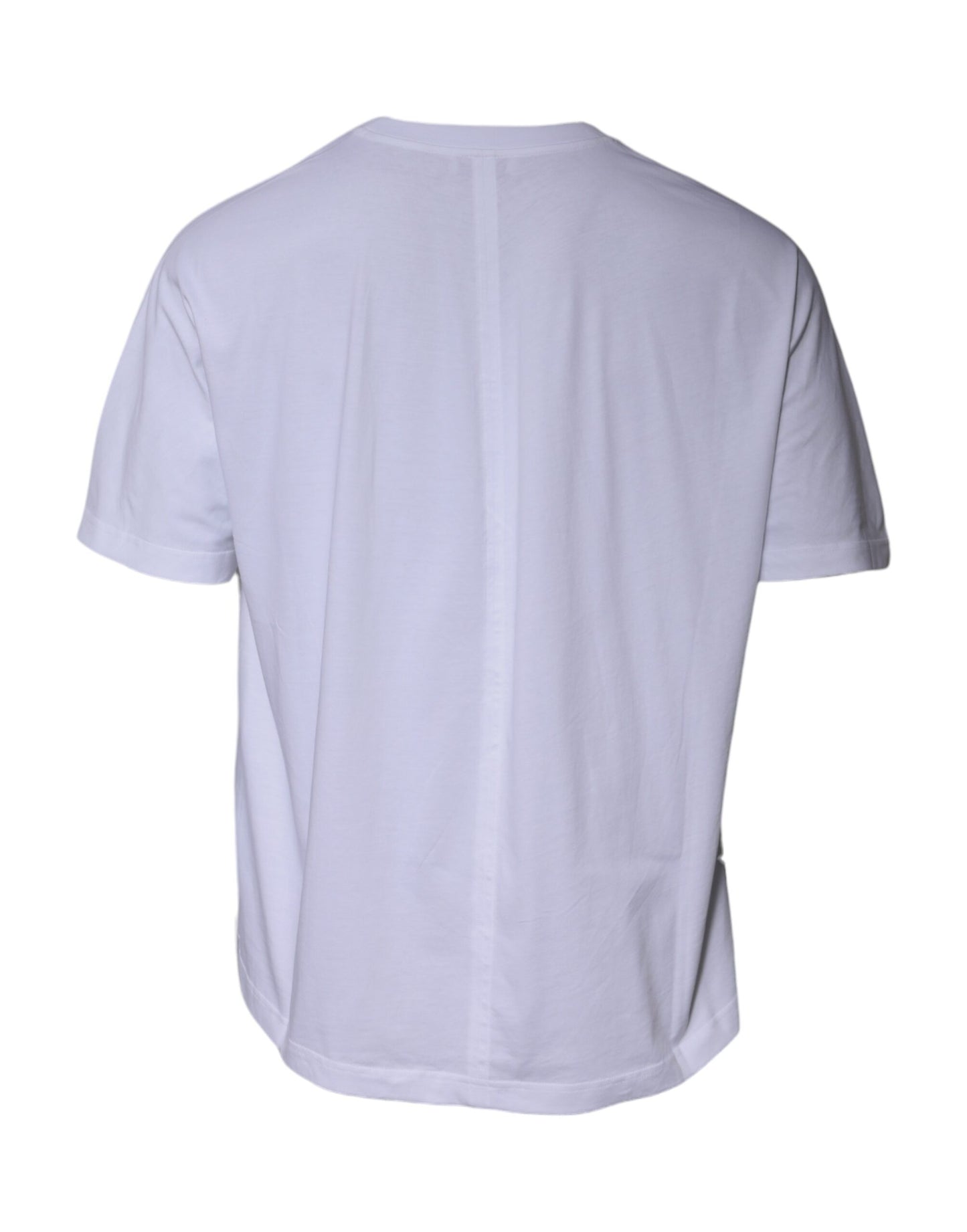 Camiseta Balenciaga blanca de algodón con cuello redondo, logotipo y manga corta