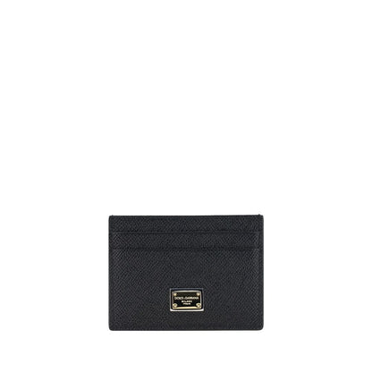 Cartera Dolce & Gabbana negra de piel de becerro Bos Taurus