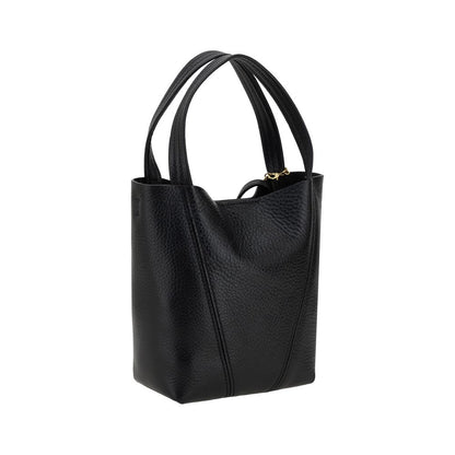 Bolso de Hombro Chloé de Piel de Becerro Negra Bos Taurus