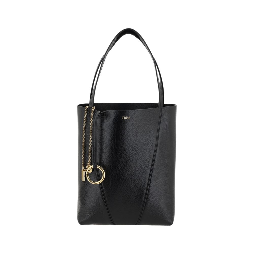 Bolso de Hombro Chloé de Piel de Becerro Negra Bos Taurus