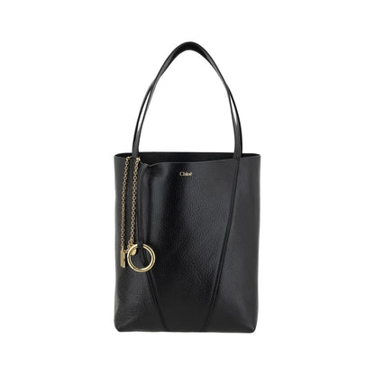 Bolso de Hombro Chloé de Piel de Becerro Negra Bos Taurus