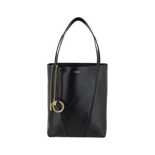 Bolso de Hombro Chloé de Piel de Becerro Negra Bos Taurus