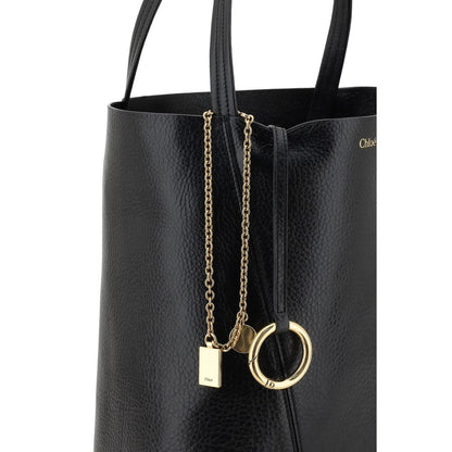 Bolso de Hombro Chloé de Piel de Becerro Negra Bos Taurus