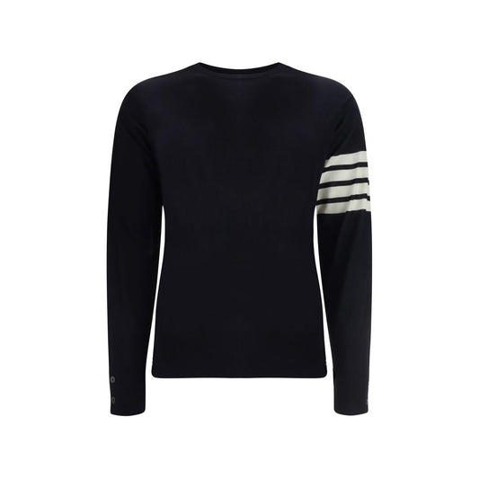 Sudadera Thom Browne de lana azul con diseño Aries