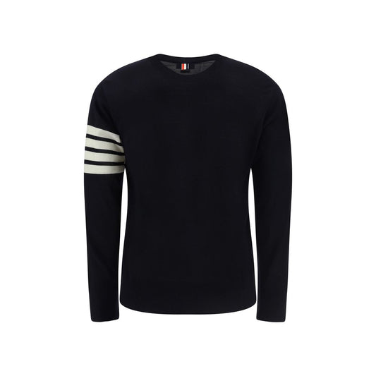 Sudadera Thom Browne de lana azul con diseño Aries