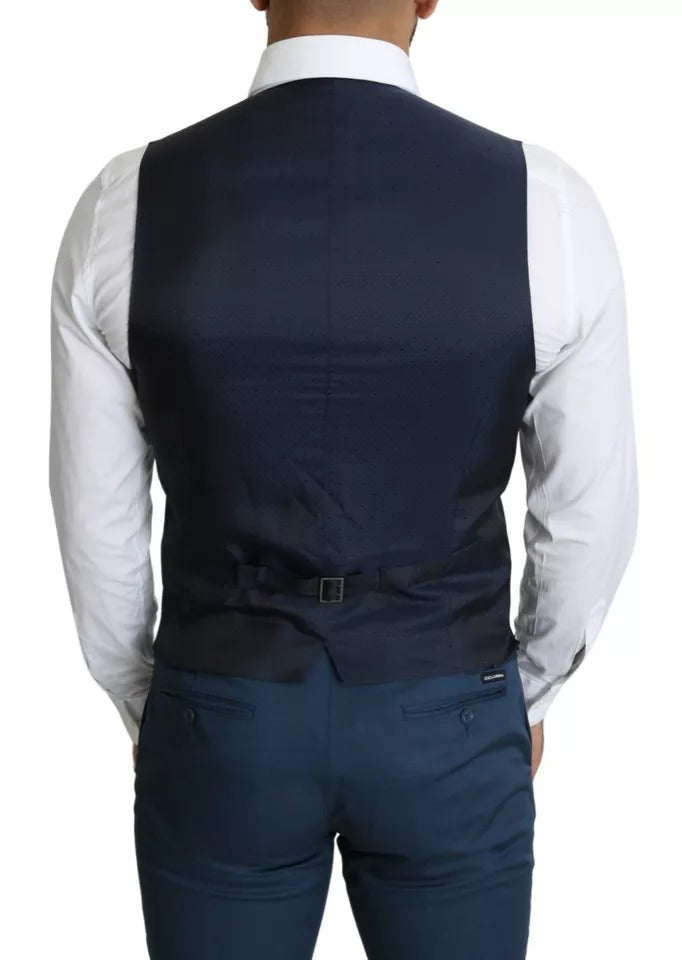 Chaleco formal para hombre Dolce & Gabbana azul marino