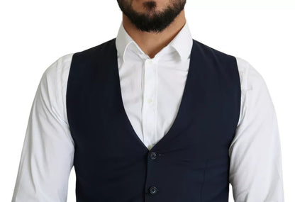 Chaleco formal para hombre Dolce & Gabbana azul marino