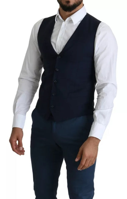 Chaleco formal para hombre Dolce & Gabbana azul marino