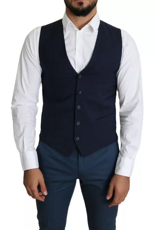 Chaleco formal para hombre Dolce & Gabbana azul marino