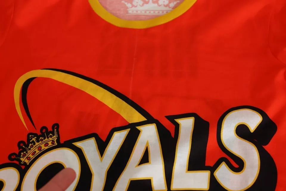 Camiseta Dolce & Gabbana de cuello redondo con estampado Royals naranja