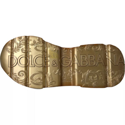 Zapatillas Dolce & Gabbana DAYMASTER de Oro Blanco y Piel para Hombre