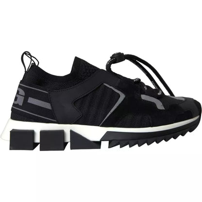 Zapatillas de hombre Dolce & Gabbana Sorrento con logo en blanco y negro