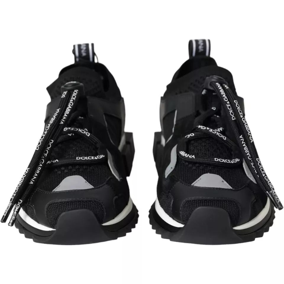 Zapatillas de hombre Dolce & Gabbana Sorrento con logo en blanco y negro