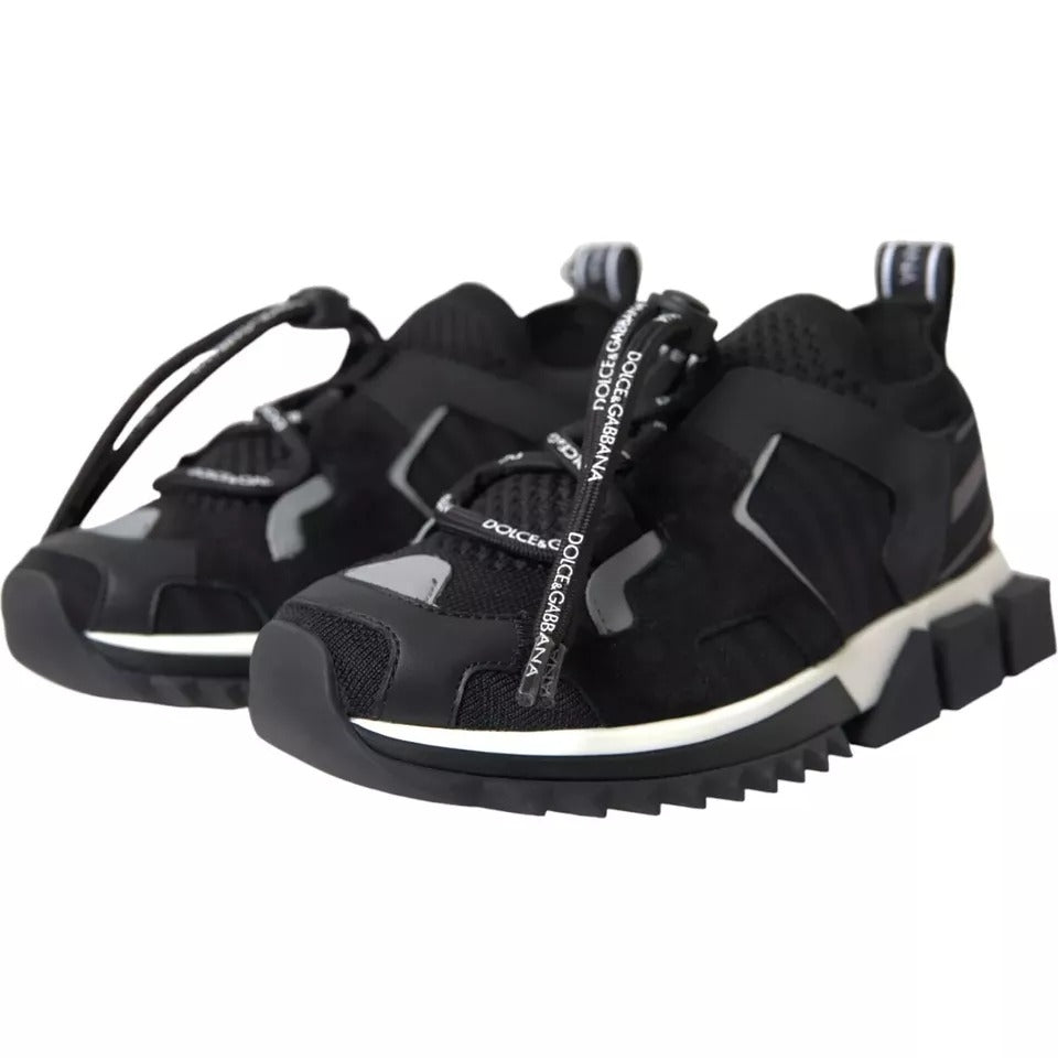 Zapatillas de hombre Dolce & Gabbana Sorrento con logo en blanco y negro
