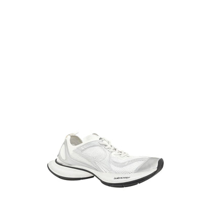Balenciaga White Polyethylene Circuit Sneakers