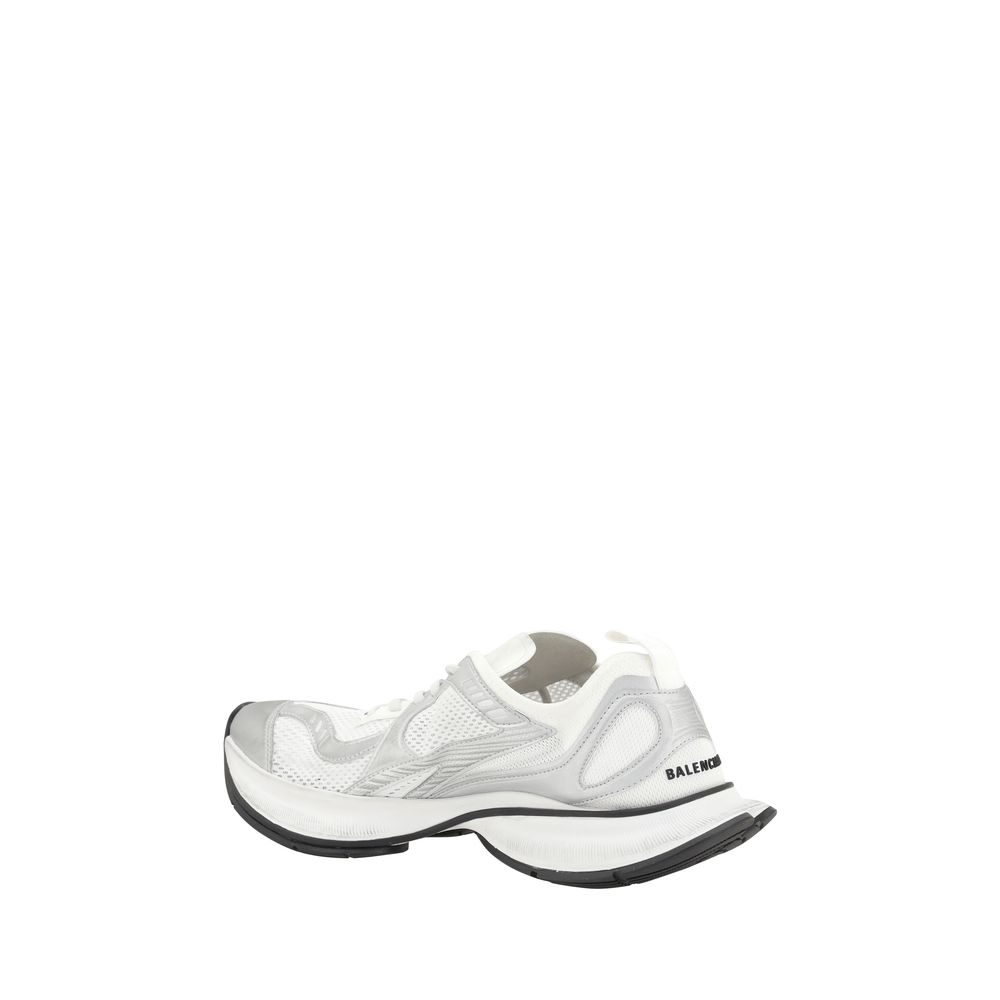 Balenciaga White Polyethylene Circuit Sneakers