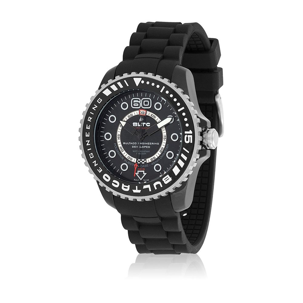 Reloj deportivo sintético negro Bultaco