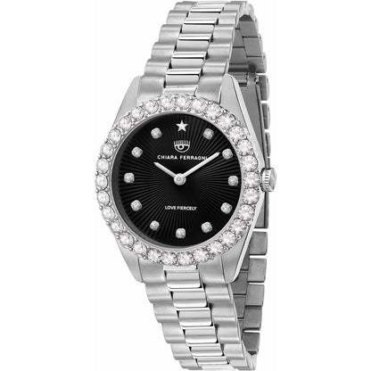 Reloj de vestir de acero inoxidable plateado Chiara Ferragni