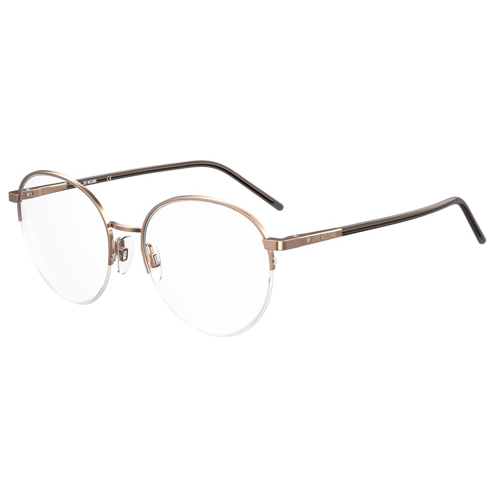 Gafas de metal dorado Love Moschino (Montura)