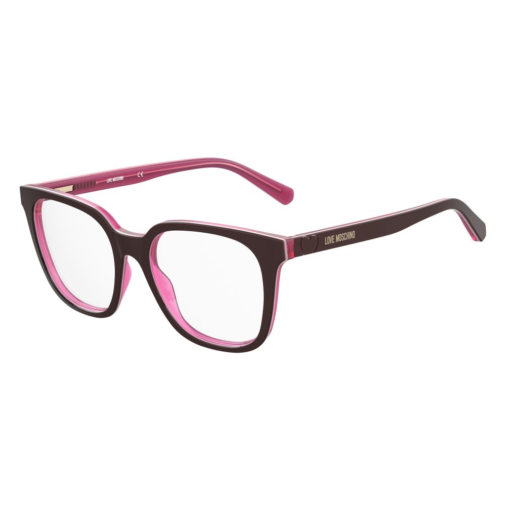 Gafas (Montura) Love Moschino burdeos de acetato