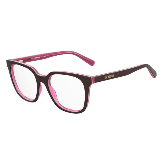 Gafas (Montura) Love Moschino burdeos de acetato