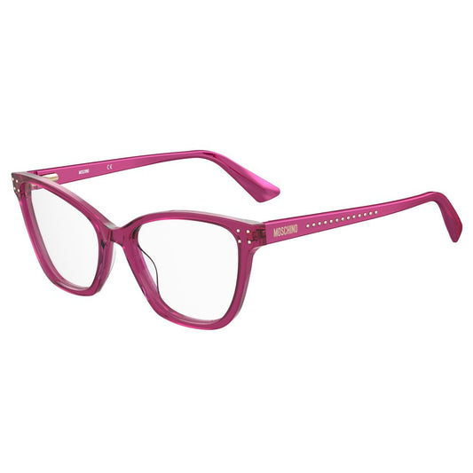 Gafas Moschino de acetato fucsia (montura)