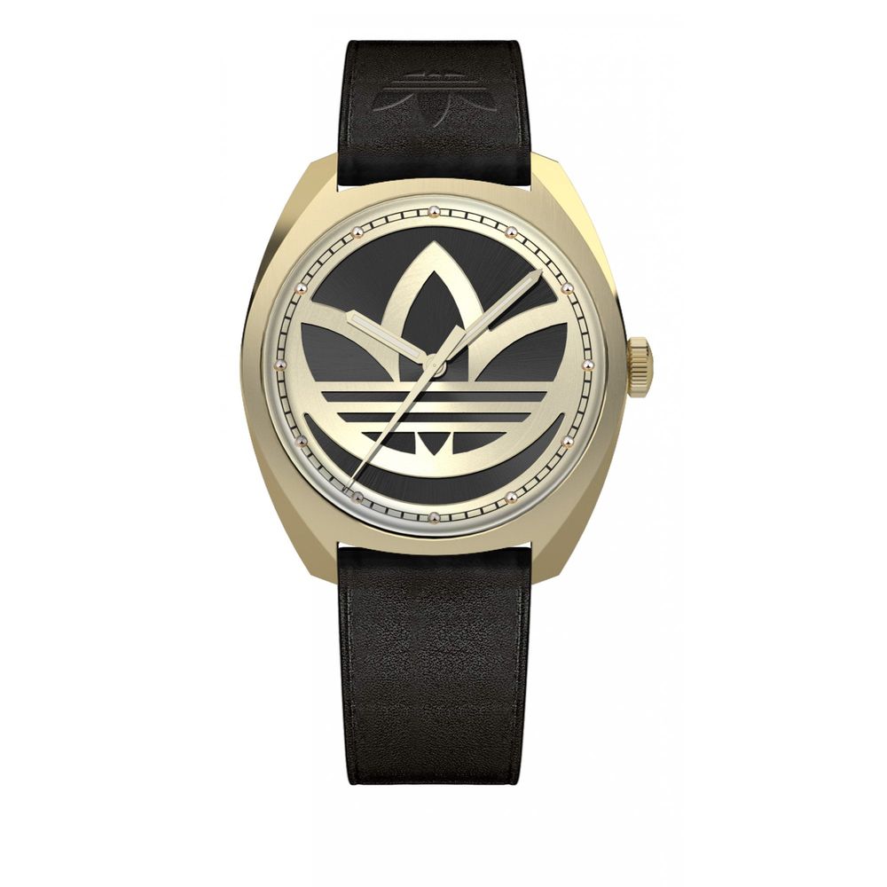 Reloj de vestir Adidas de cuero negro