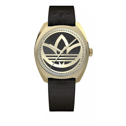 Reloj de vestir Adidas de cuero negro