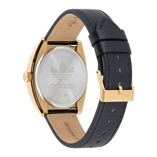 Reloj de vestir Adidas de cuero negro