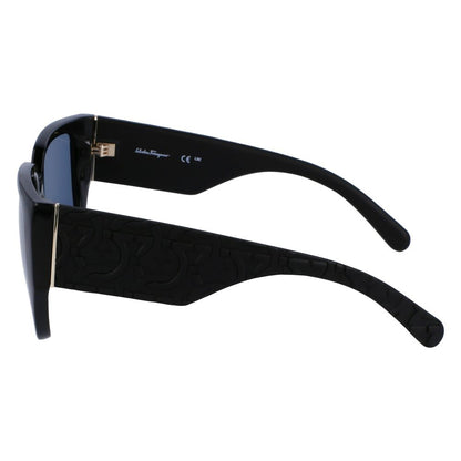 Gafas de sol inyectadas Ferragamo Bio negras