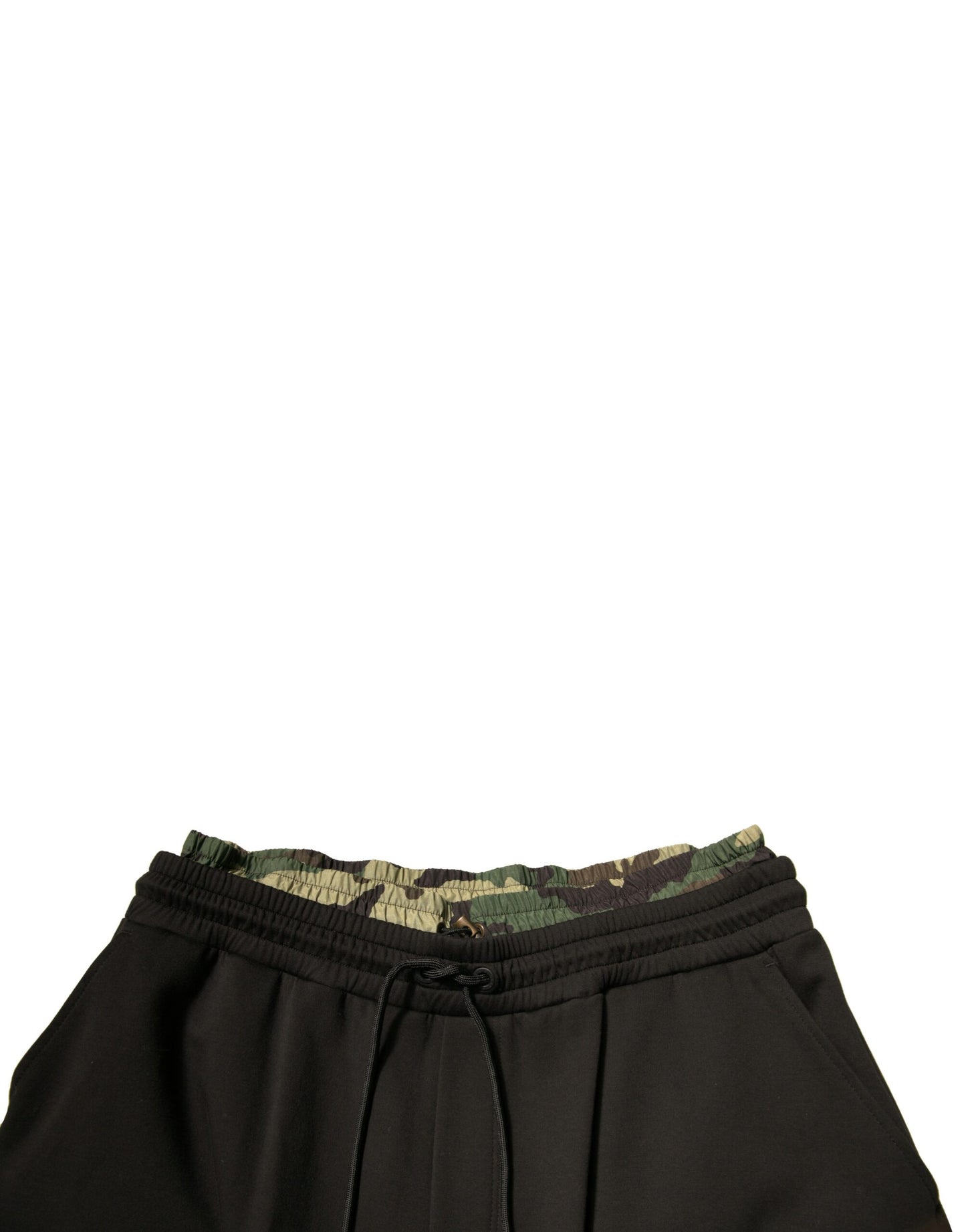 Pantalones cargo jogger de algodón con camuflaje negro de Dolce & Gabbana