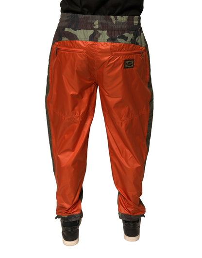 Pantalones cargo de chándal Dolce & Gabbana de camuflaje multicolor