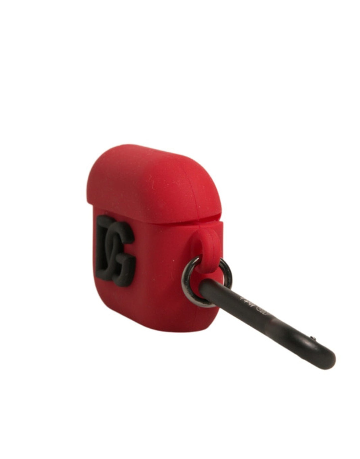 Funda para AirPods Dolce & Gabbana de silicona roja con logo en relieve