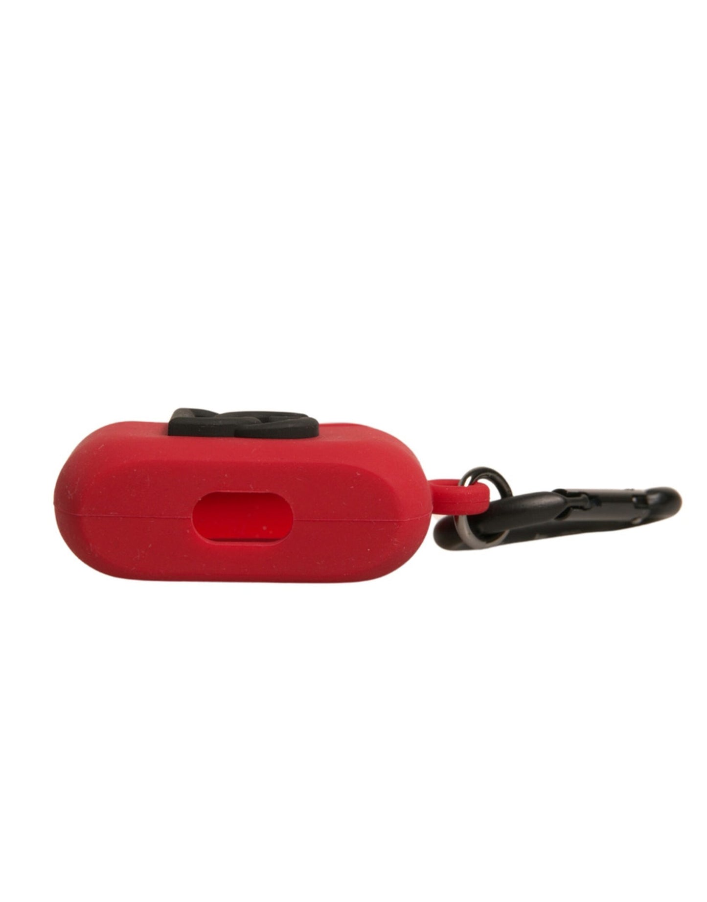 Funda para AirPods Dolce & Gabbana de silicona roja con logo en relieve