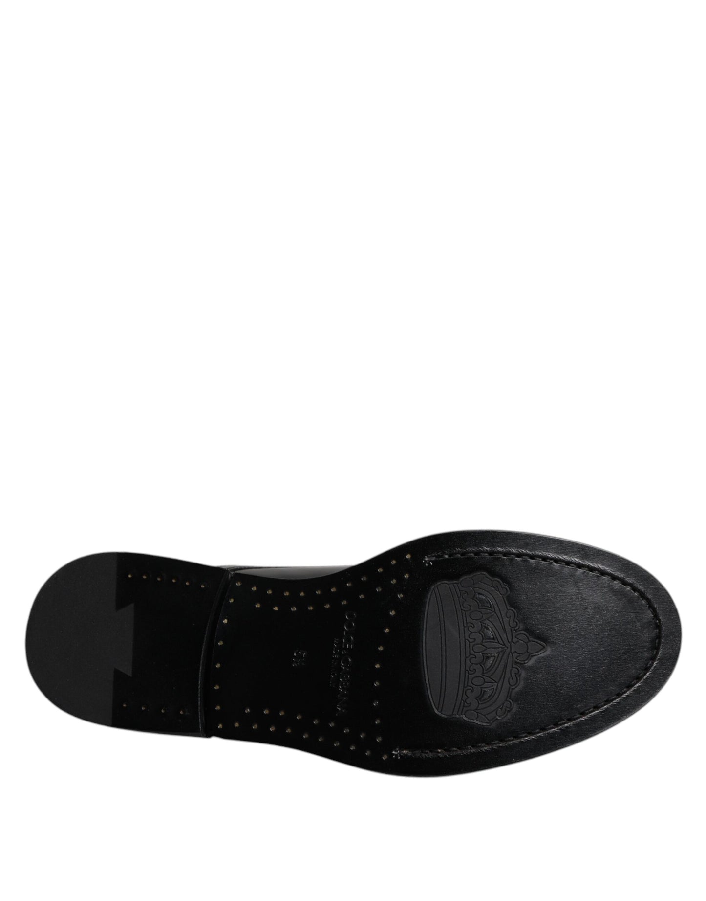 Zapatos de vestir Dolce & Gabbana Derby de piel charol negra con cordones