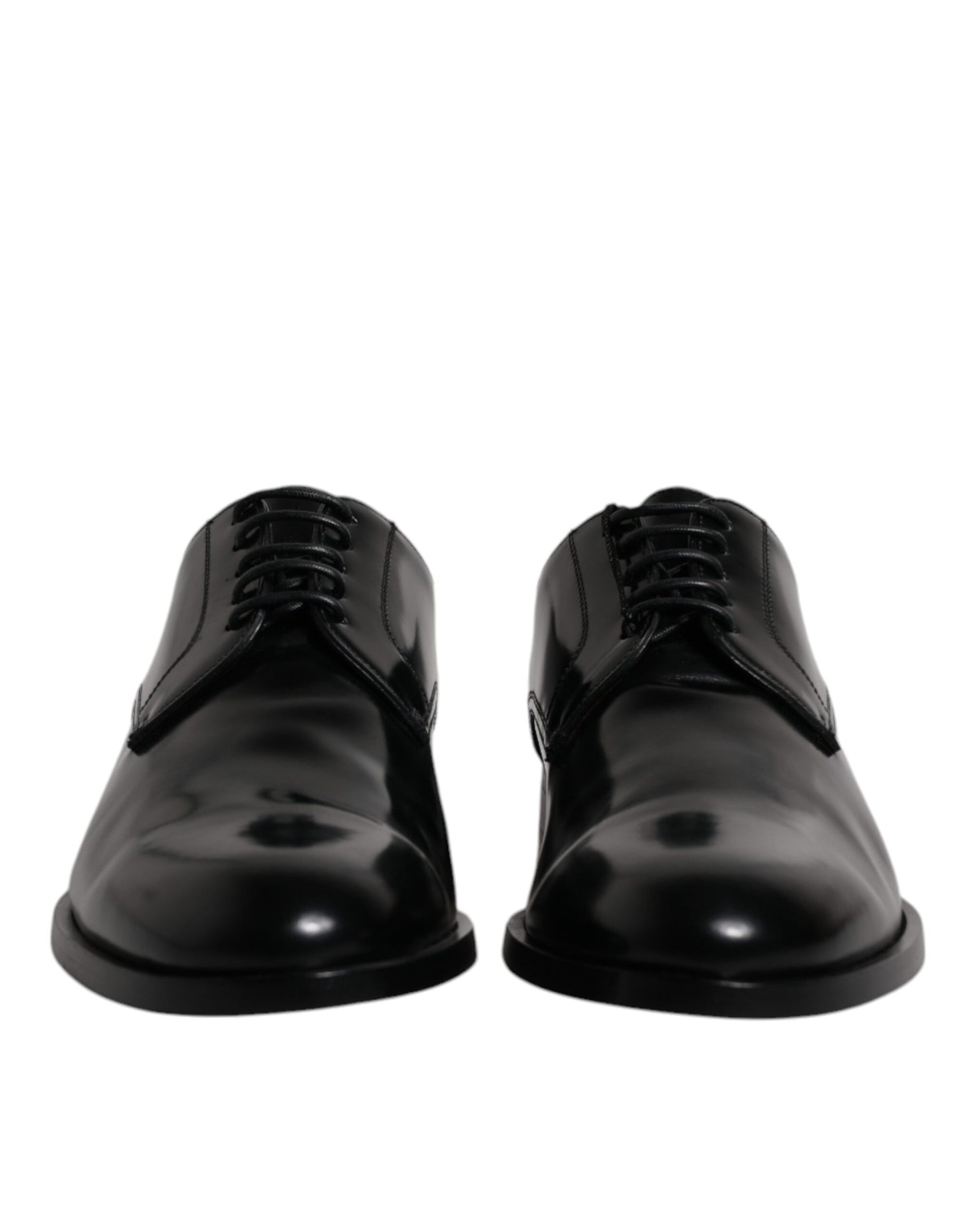 Zapatos de vestir formales Dolce & Gabbana Derby de piel de becerro negra con cordones