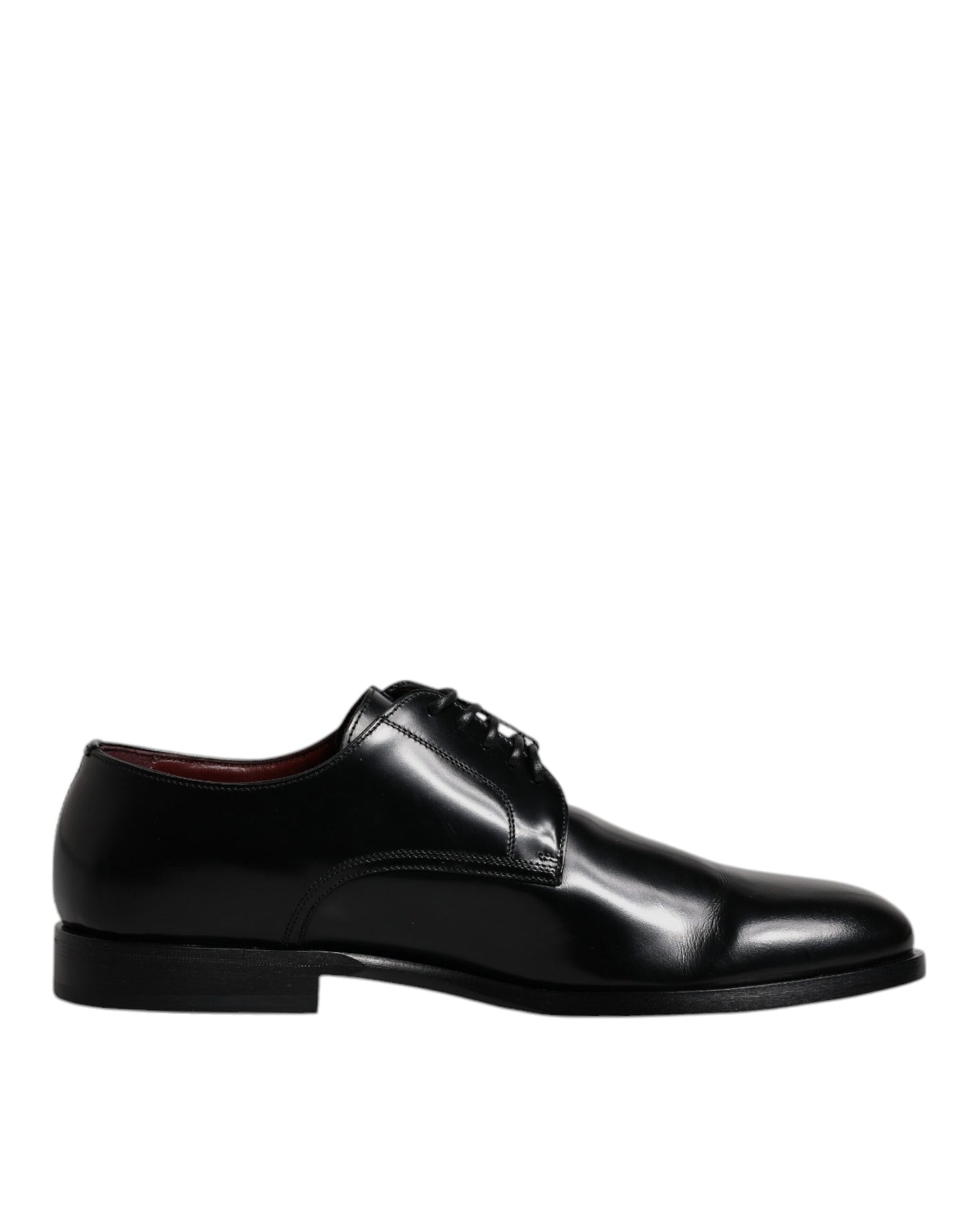 Zapatos de vestir formales Dolce & Gabbana Derby de piel de becerro negra con cordones