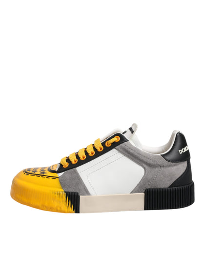 Zapatillas bajas Dolce & Gabbana DNA de cuero multicolor