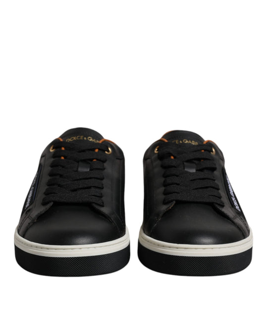 Zapatillas para hombre Dolce & Gabbana de piel negra de corte bajo