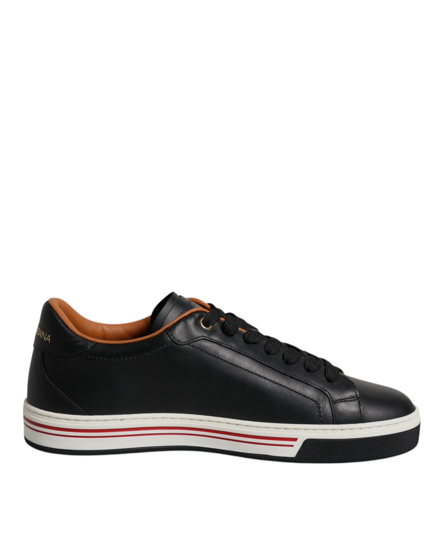 Zapatillas para hombre Dolce & Gabbana de piel negra de corte bajo