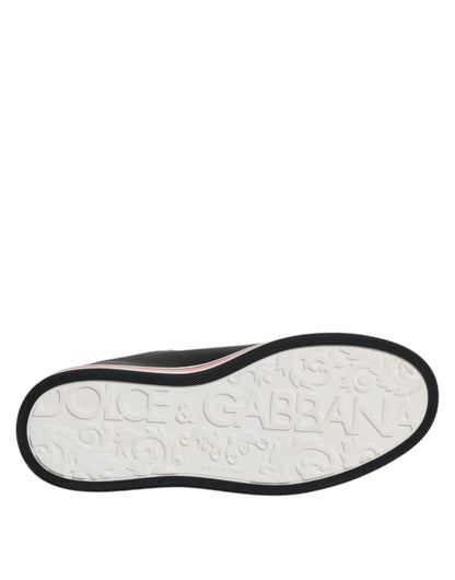 Zapatillas para hombre Dolce & Gabbana de piel negra de corte bajo
