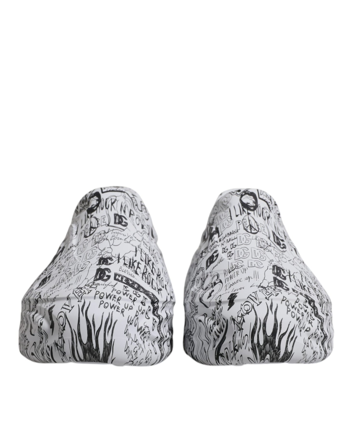 Zapatillas Dolce & Gabbana Daymaster con grafiti blanco y negro